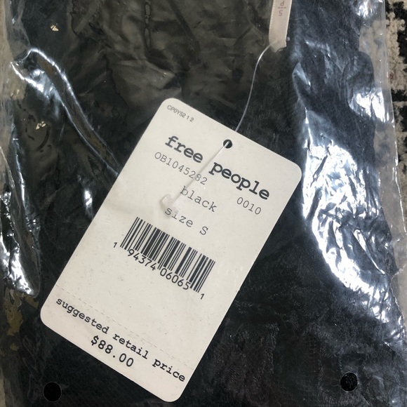 Free People Chante Lace Tank in Black - Picture 7 of 7